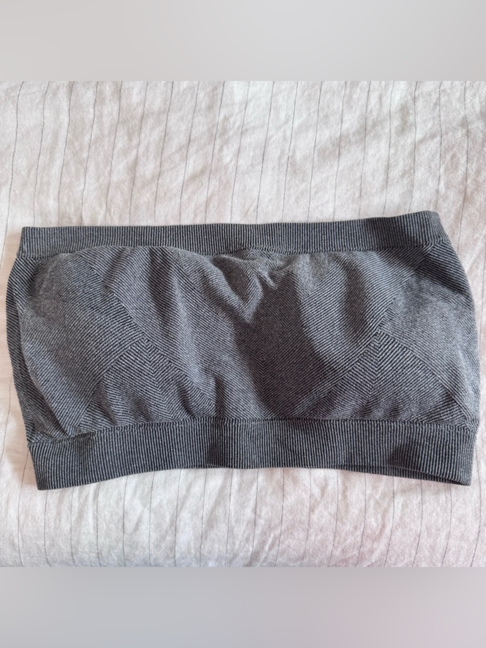 Auden Seamless Bandeau - Charcoal Gray